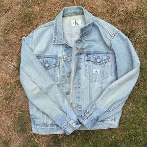 Calvin Klein Faded Blue Denim Jacket